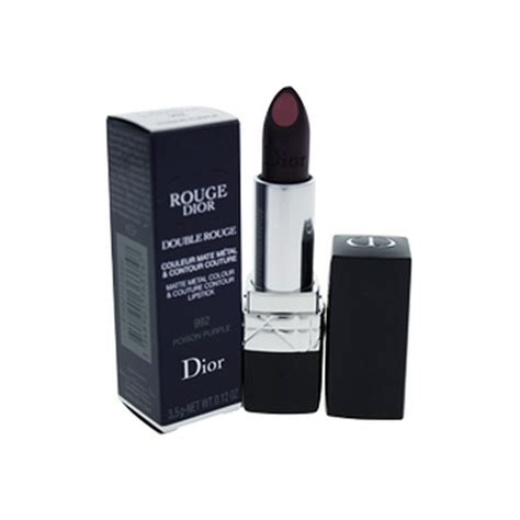dior lipstick rouge double rouge poison purple